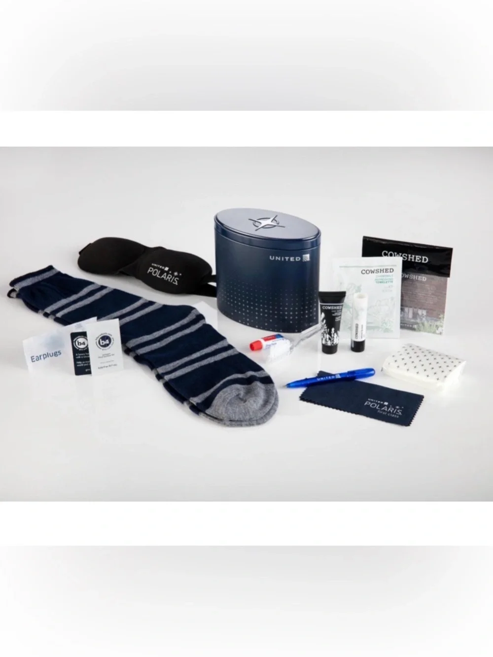 United Airlines Polaris Class Amenity Kits (2) NEW